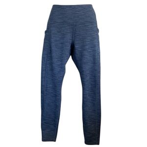 MONDETTA PERFORMANCE+LUXURY grey  leggings, hi waist, 2 thigh pockets. M